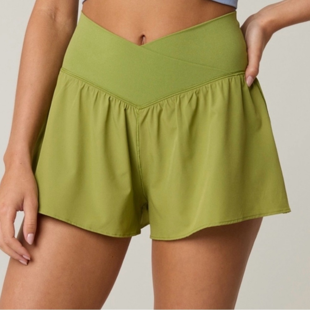 Aerie Green Athletic Shorts
